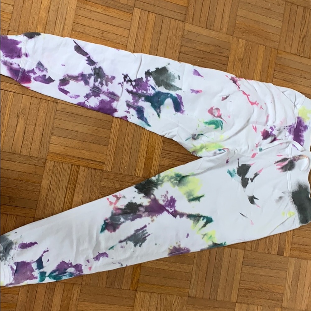 Tie dyed joggers
